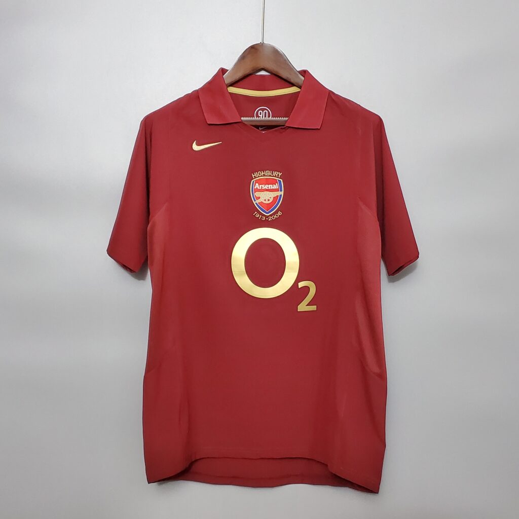Camiseta Arsenal Temporada 2005-2006